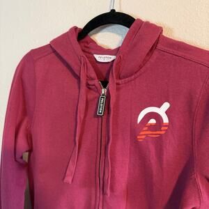 Peloton Full Zip Magenta Hoodie Sweatshirt Women's Size S